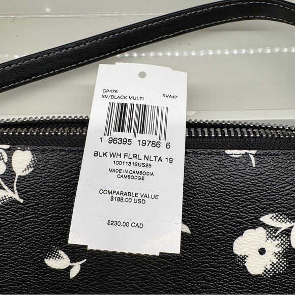 Coach Nolita 19 With Floral Print cp476 with flower chain - Picture 5 of 11